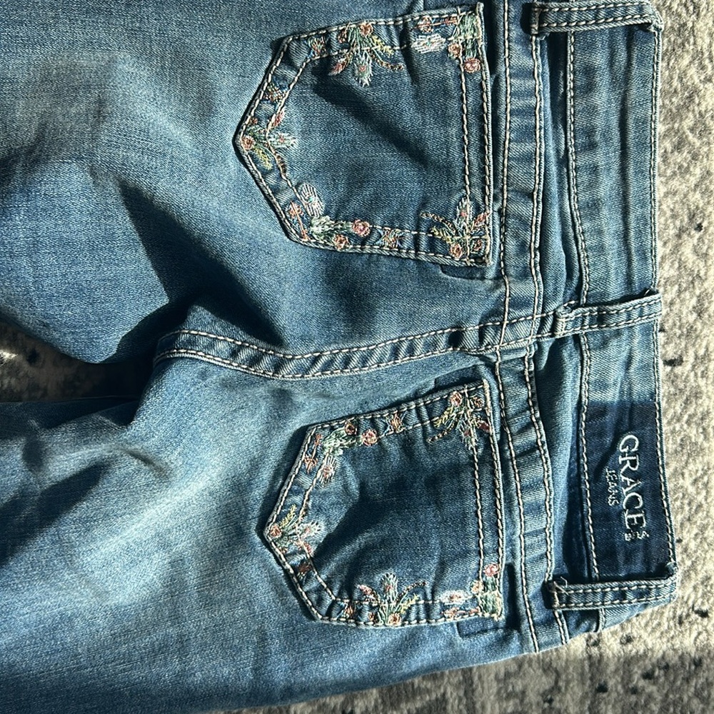 Girls size 8 Grace denim jeans